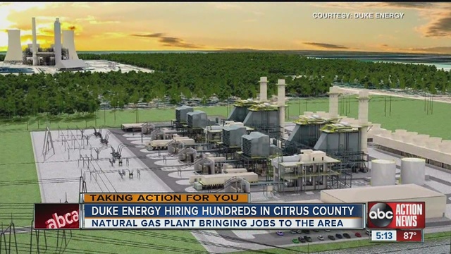 Hiring underway for new Citrus County natural gas plant - abcactionnews.com WFTS-TV