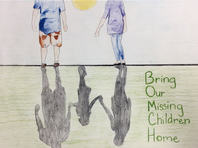 DOJ Selects Lakeland Girl S Drawing For National Missing Kids Campaign Lkld%20girl%20drew%20poster%20for%20missing%20kids%20campaign 1491430002854 57844671 Ver1.0 640 480