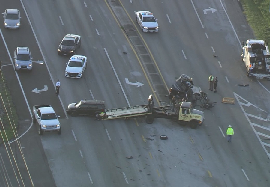 Serious crash blocks lanes of SR 60 at US 301 in Brandon during Friday