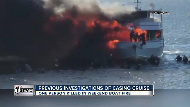 One dead after Florida casino boat erupts in flames