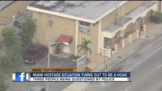 Alleged hostage-taking at Miami club appears to be hoax Alleged hostage-taking at Miami club appears to be hoax