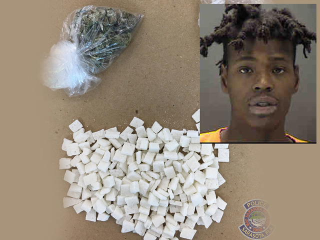 Tint violation in Sarasota leads to drug trafficking arrest