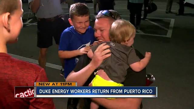 Puerto Ricans cheer as OG&E crews turn on the power Puerto Ricans cheer as OG&E crews turn on the power