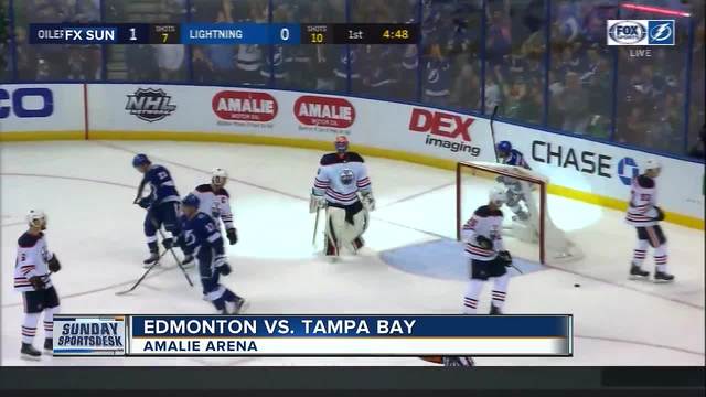 nikita kucherov scores two goals to lift tampa bay lightning to 3 1