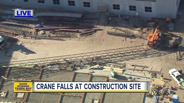 Caught on Camera: Crane Collapses at Site of New Police Headquarters Caught on Camera: Crane Collapses at Site of New Police Headquarters