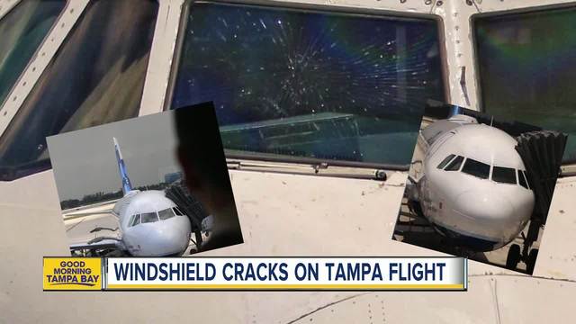 JetBlue outer windshield shatters midair JetBlue outer windshield shatters midair