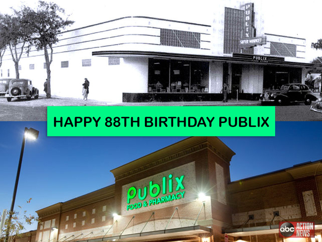 Publix, home of the pub sub and free cookie, celebrates its 88th birthday