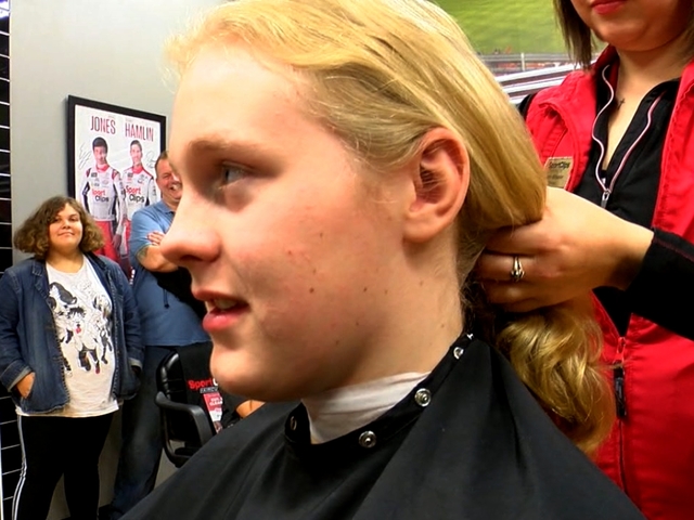 Despite getting teased, middle-school boy grows his hair long to help kids with cancer